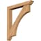 Ekena Millwork Westlake Traditional Smooth Bracket w/ Offset Brace, Western Red Cedar, 5 1/2"W x 36"D x 40"H BKT0604X36X40WTL01SWR - alternate 1